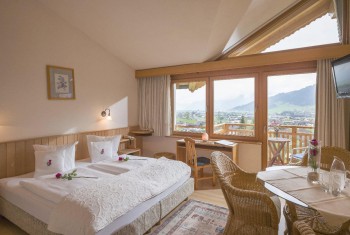 Chambre panoramique avec une vue fantastique - vacances Alpes de Kitzbühel