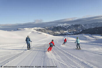Skifahren Steinplatte Waidring  © Defrancesco - Kitzbüheler Alpen PillerseeTal