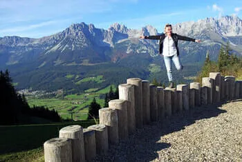 Anna Randonnée Montagnes Rêve Vacances