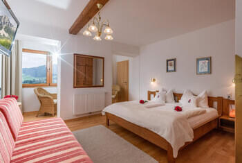 Doppelzimmer Morgensonne - Wellnessurlaub in Tirol