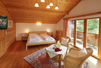 Villa Rosa: Schlafzimmer 1 - Ferienhaus Tirol