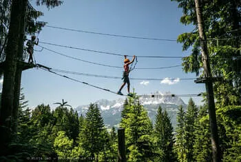 Horn Park pour enfants Harschbichl © Mirja Geh - Alpes de Kitzbühel St. Johann in Tirol