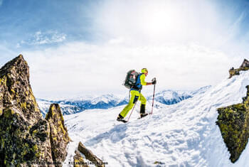 Ski de randonnée - en haut de la montagne © Stefan Herbke - Kitzbüheler Alpen