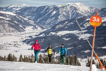 Going on the slopes in the ski touring park © Mirja Geh Eye5 - St. Johann in Tirol