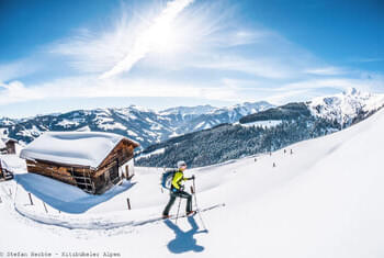 Ski de randonnée - vue parfaite © Stefan Herbke - Alpes de Kitzbühel