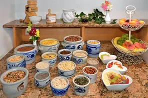 Müslibuffet Frühstück am Rosenhof